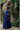 Flora Evening Dress Navy Blue