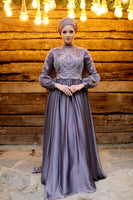 Flora Evening Dress Lilac