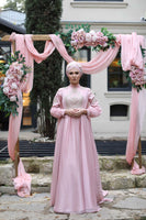 Flora Evening Dress Powder