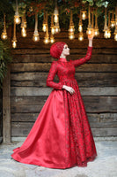 Güldeste Evening Dress Red