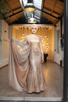 Sparkling Fish Evening Dress