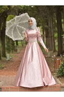 Diamond Evening Dress Powder