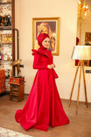 Ala Evening Dress Red