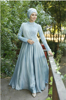 Hyacinth Evening Dress Indigo