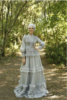 Neşve Evening Dress Gray