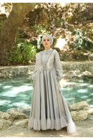 Clover Evening Dress Gray
