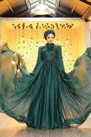 Reyyan Evening Dress Emerald