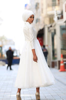 Starfish Evening Dress White