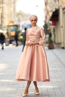 Gala Evening Dress Powder