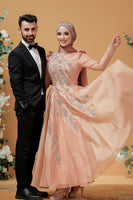 Mina Evening Dress Copper