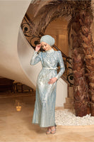 Amethyst Evening Dress Baby Blue