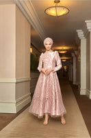 Berrin Evening Dress Powder