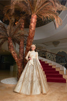 Gulistan Evening Dress Gold