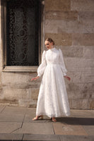 Çisem Evening Dress White