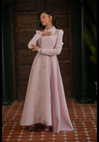 Ravza Evening Dress Powder