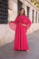 Irmak Evening Dress Fuchsia