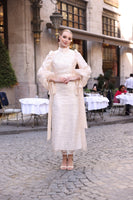 Armağan Evening Dress Beige