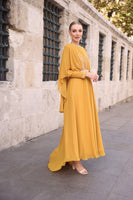 Irmak Evening Dress Yellow
