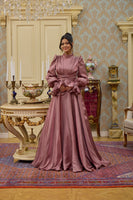 Gulru Evening Dress, Dried Rose