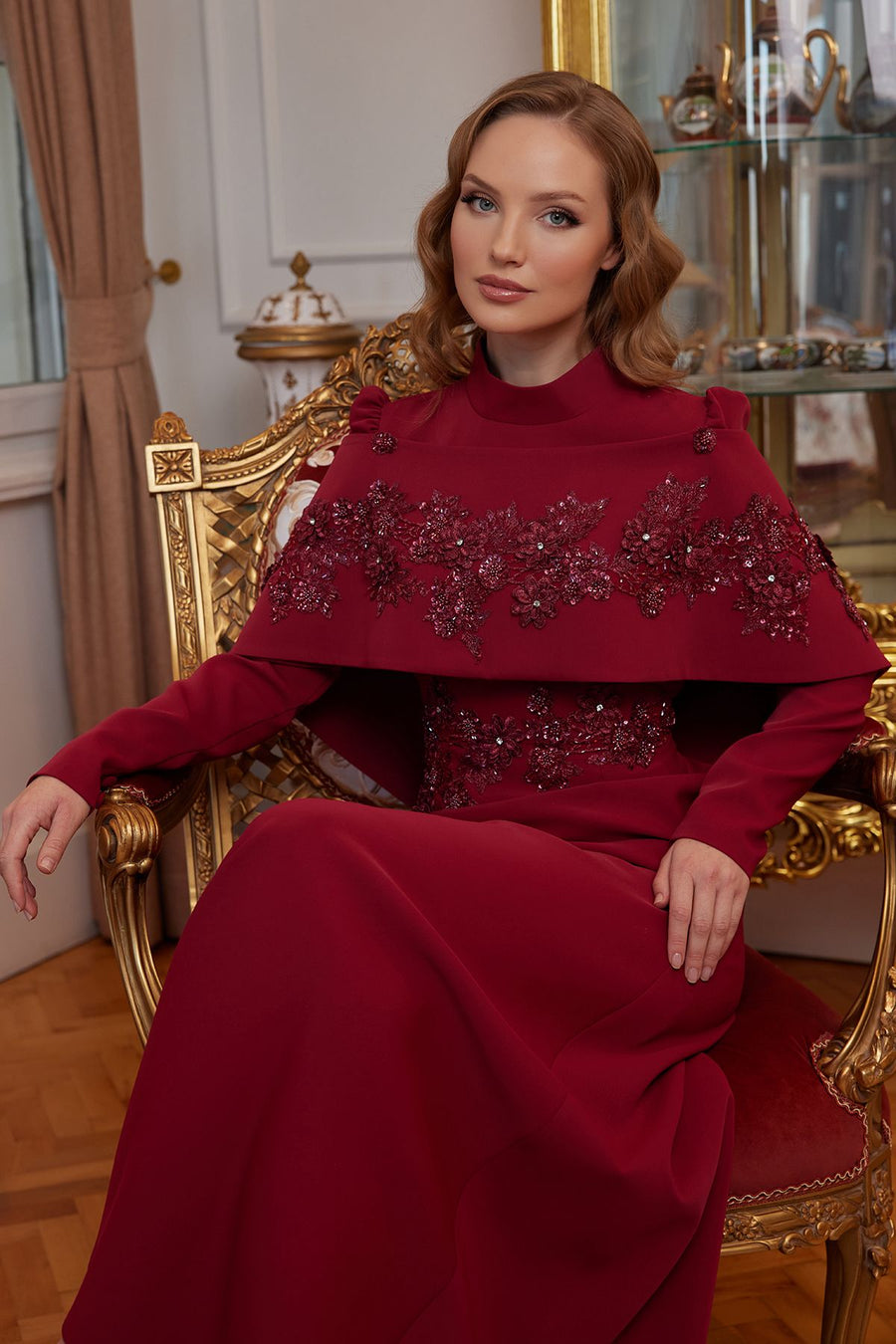 Gülda Abiye Bordo